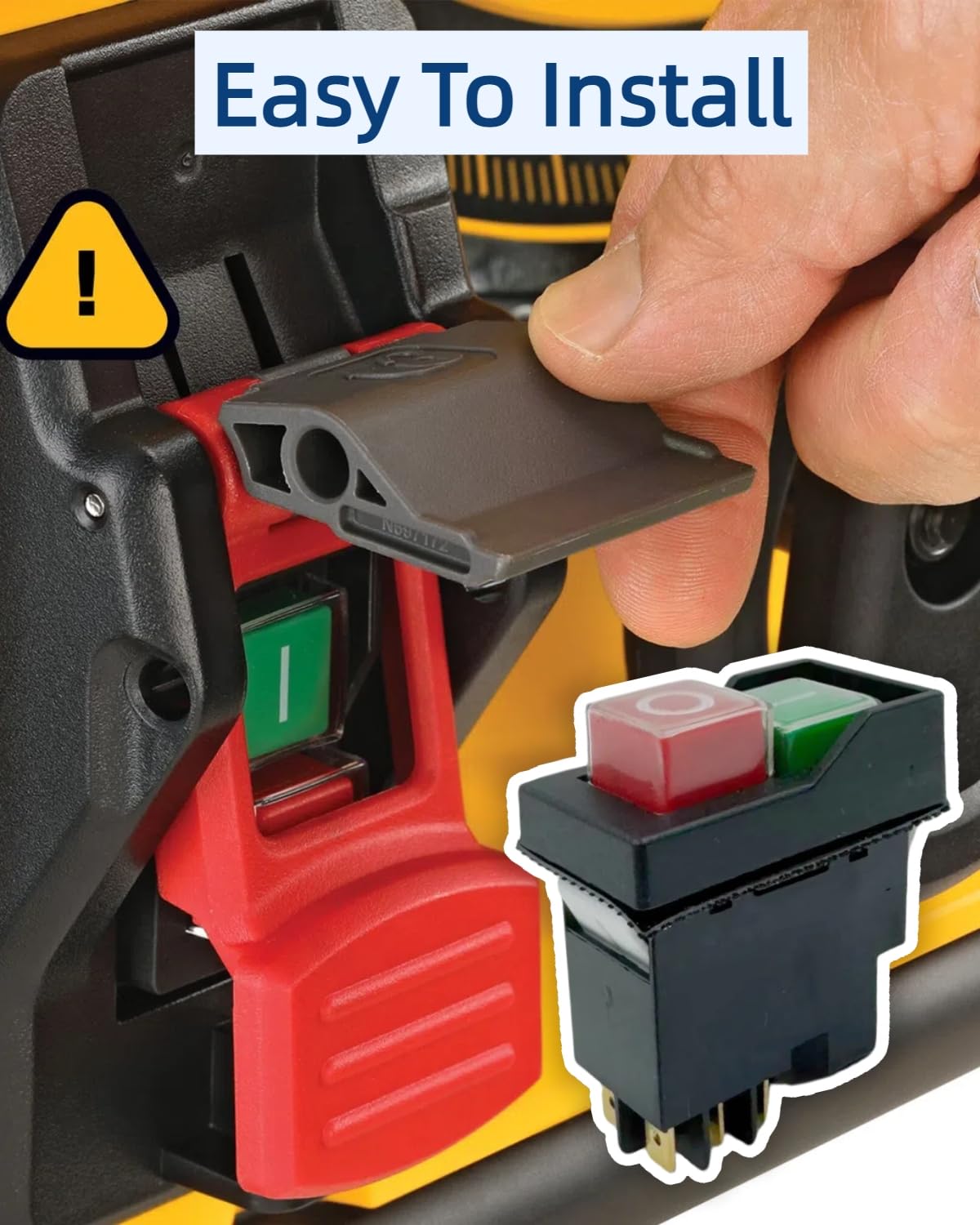 LDZ-6-4 Push Button Switch Compatible with DKLD 6-pin 18A